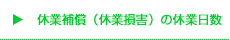 休業補償（休業損害）の休業日数