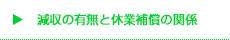 減収の有無と休業補償の関係